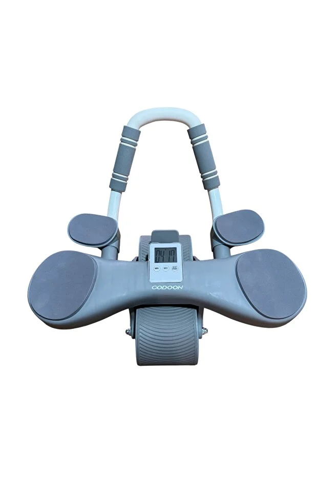 Dijital Ekranlı Karın Kas Egzersiz Aleti AB Roller 2 Tekerli