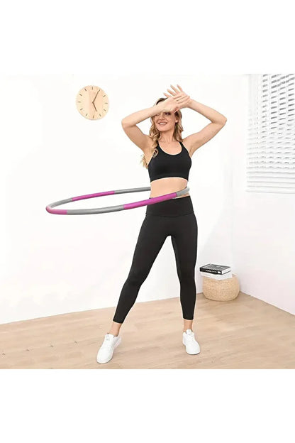 8 Parçalı Ayarlanabilir Ağırlıklı Hula Hoop 1 kg