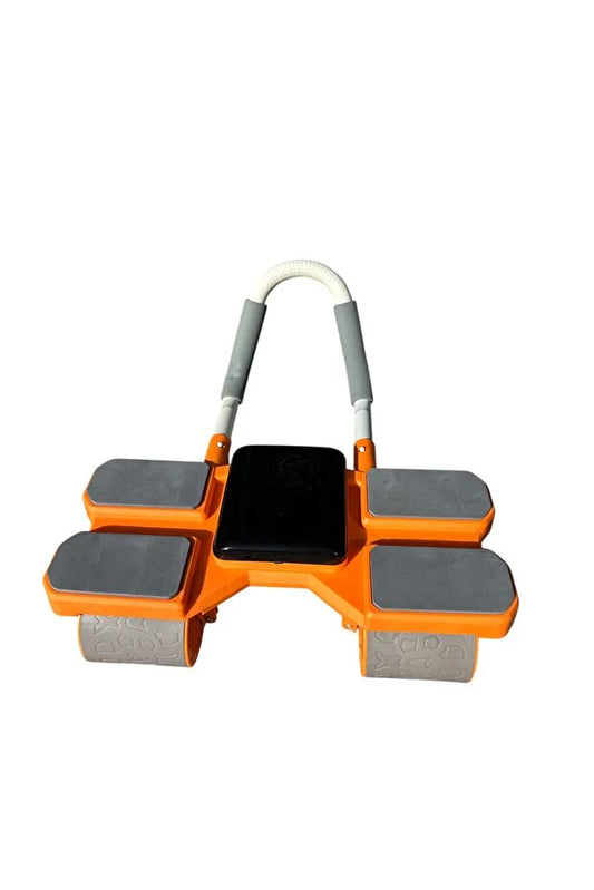 Dijital Ekranlı Karın Kas Egzersiz Aleti AB Roller 4 Tekerli